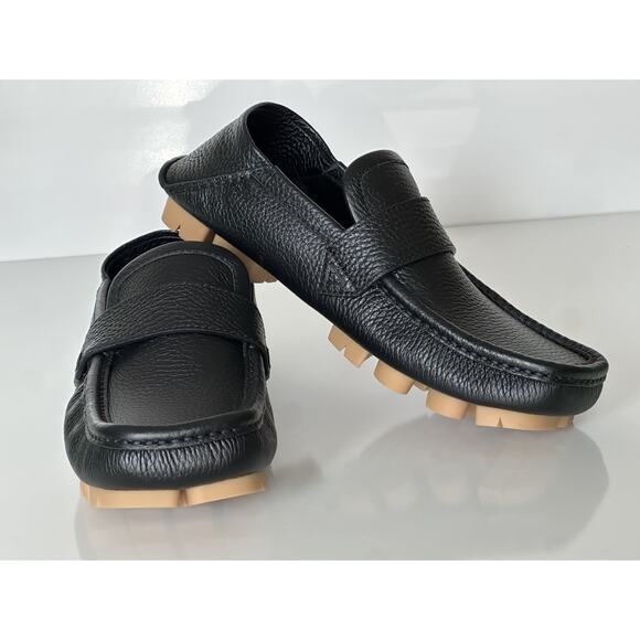 Bottega Veneta Men’s Leather Shore Loafer Shoes Black 9 US (42) 786809 NIB $990 main image 10